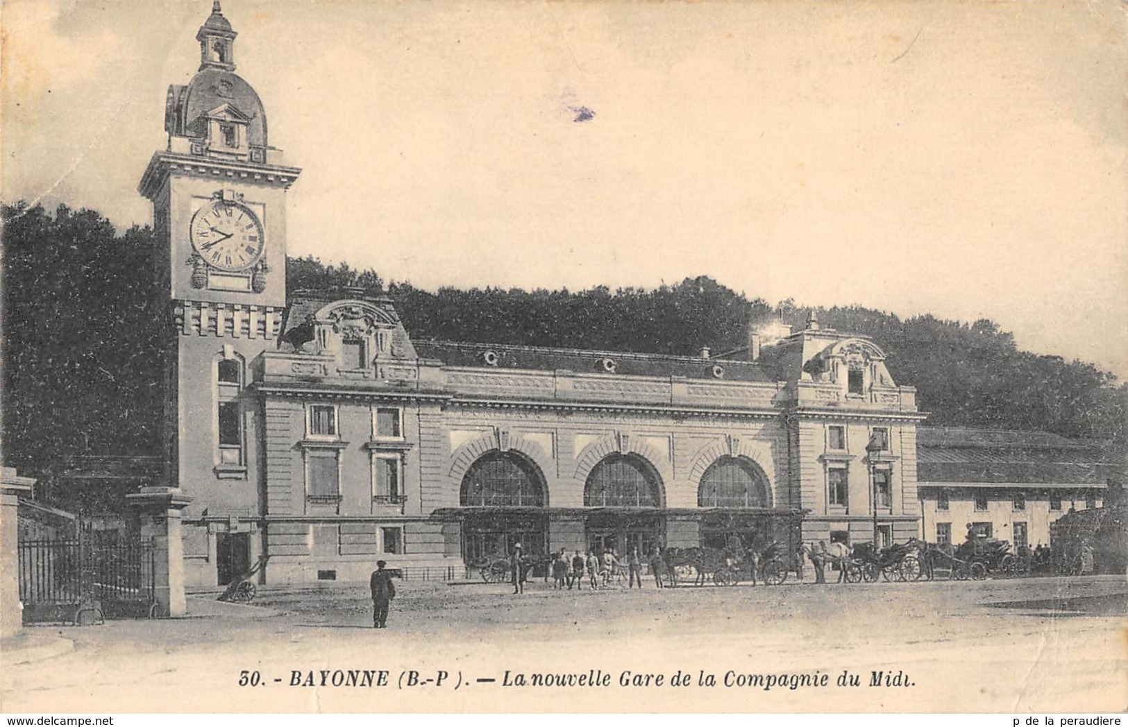 CPA 64 BAYONNE LA NOUVELLE GARE Cie DU MIDI - Bayonne