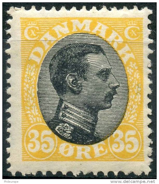 Danemark (1919) N 110 * (charniere) - Nuovi