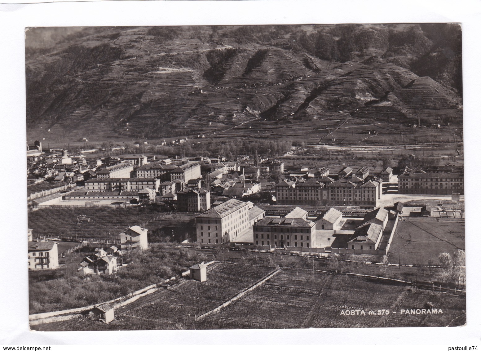 (CPSM : 14,5 X 10)  -   AOSTA  M. 575  -  PANORAMA - Aosta