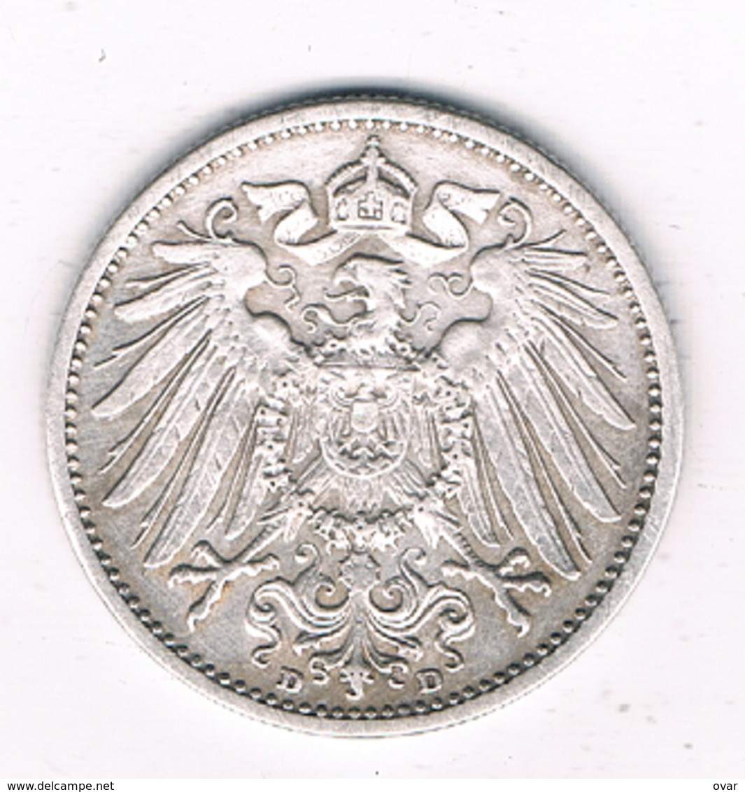 1 MARK 1909 D DUITSLAND /3262G/ - 1 Mark