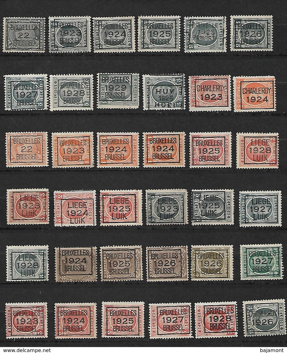 TIMBRES DE BELGIQUE. LOT DE 36 TIMBRES. VALEUR ?? - Other & Unclassified