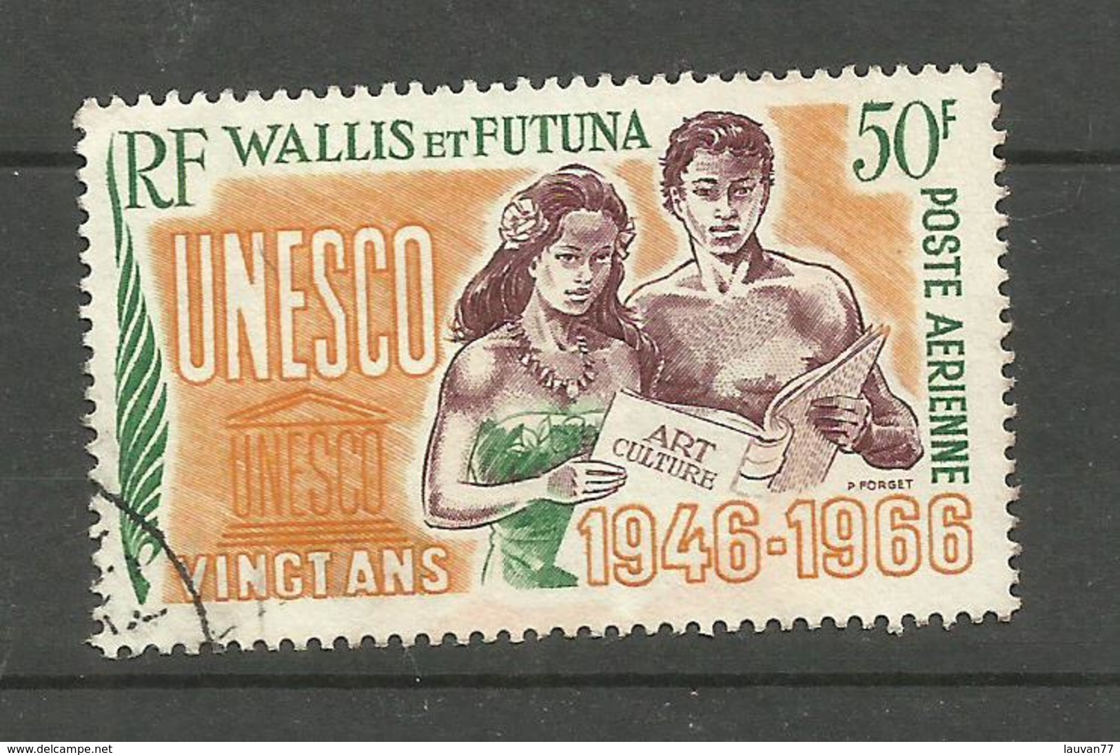 Wallis Et Futuna PA N°28 Cote 4.60 Euros - Usati