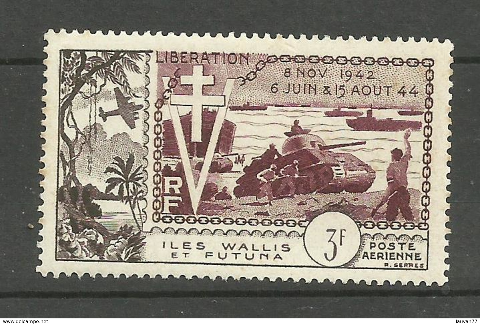 Wallis Et Futuna PA N°14 Neuf Avec Charnière* Cote 9.50 Euros - Nuevos