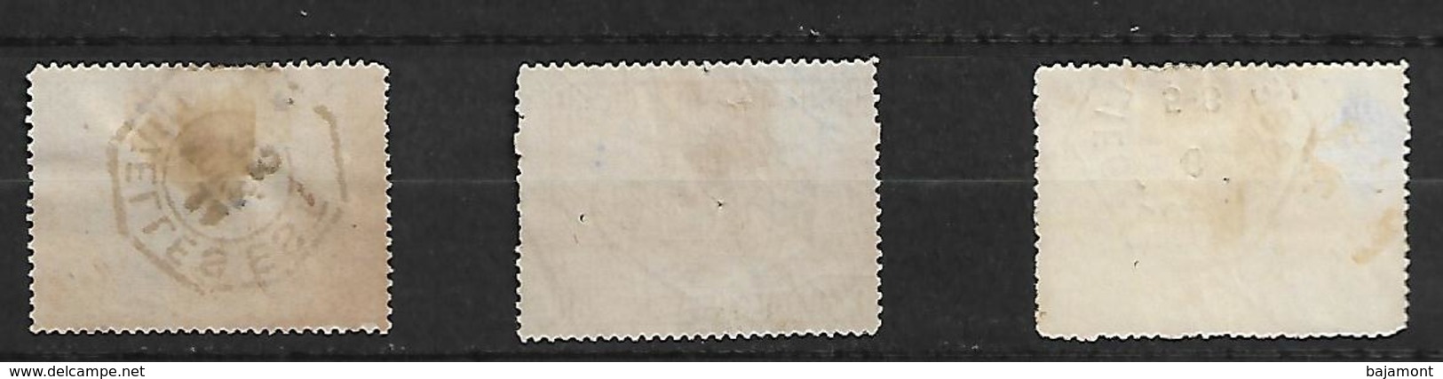 TIMBRES DE BELGIQUE. COLIS POSTAUX.Année 1879 . ARMOIRIES. N° 2 / 5 / 6 /  . COTE + 85€ - Used