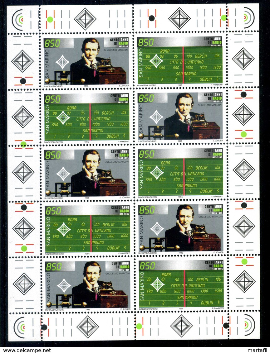 1995 SAN MARINO BF40 MNH ** - Blocs-feuillets