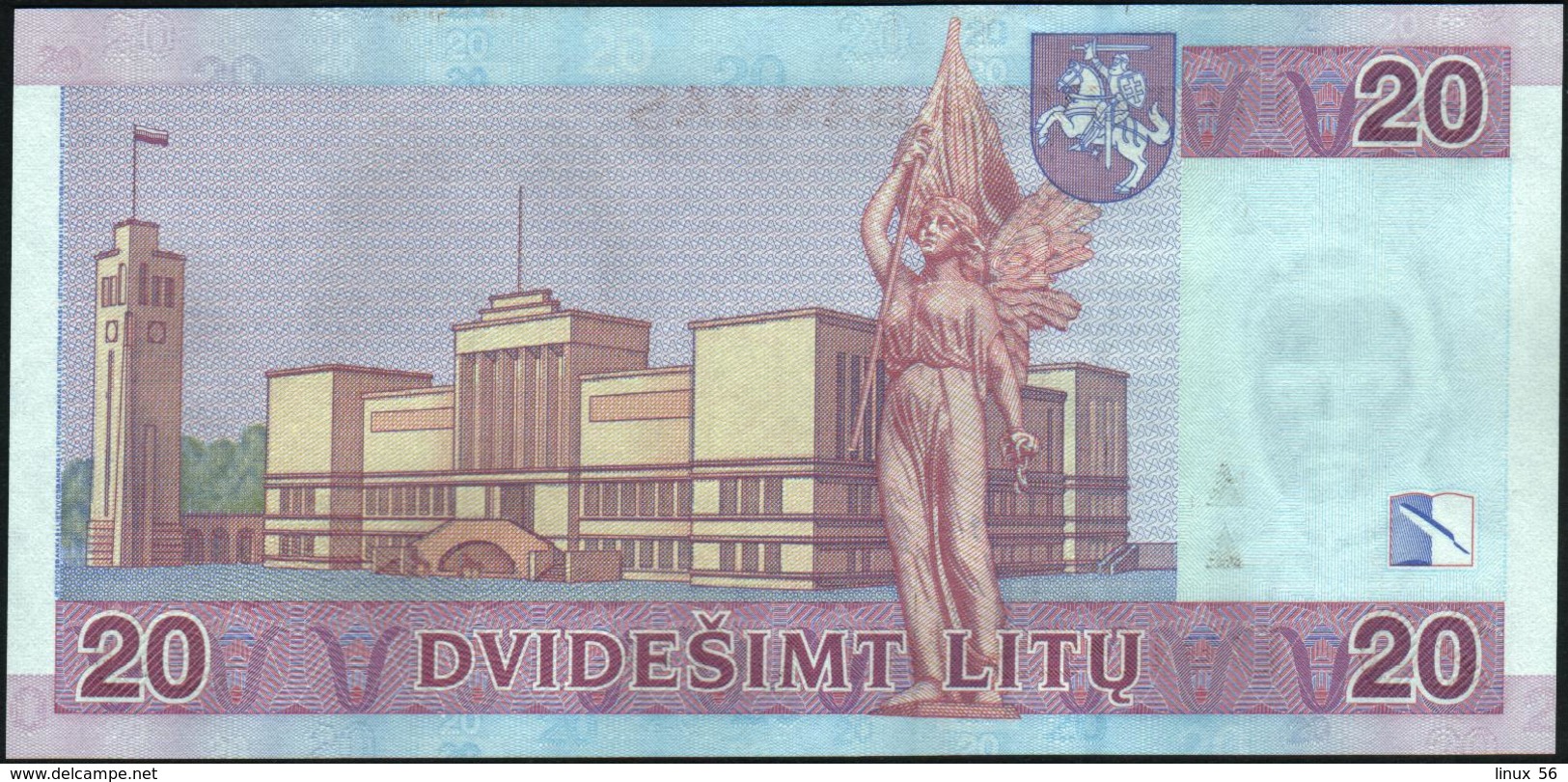 LITHUANIA - 20 Litu 2007 UNC P.69 - Lituania