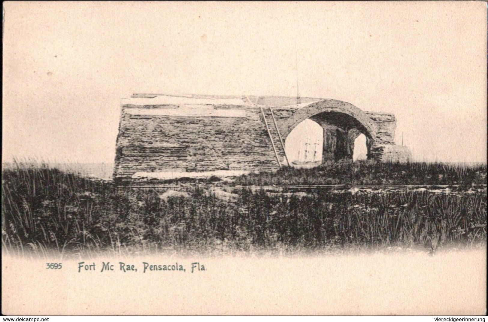 ! Alte Ansichtskarte, USA, Florida Fort MC Ree, Pensacola, Festung, Fortress - Pensacola