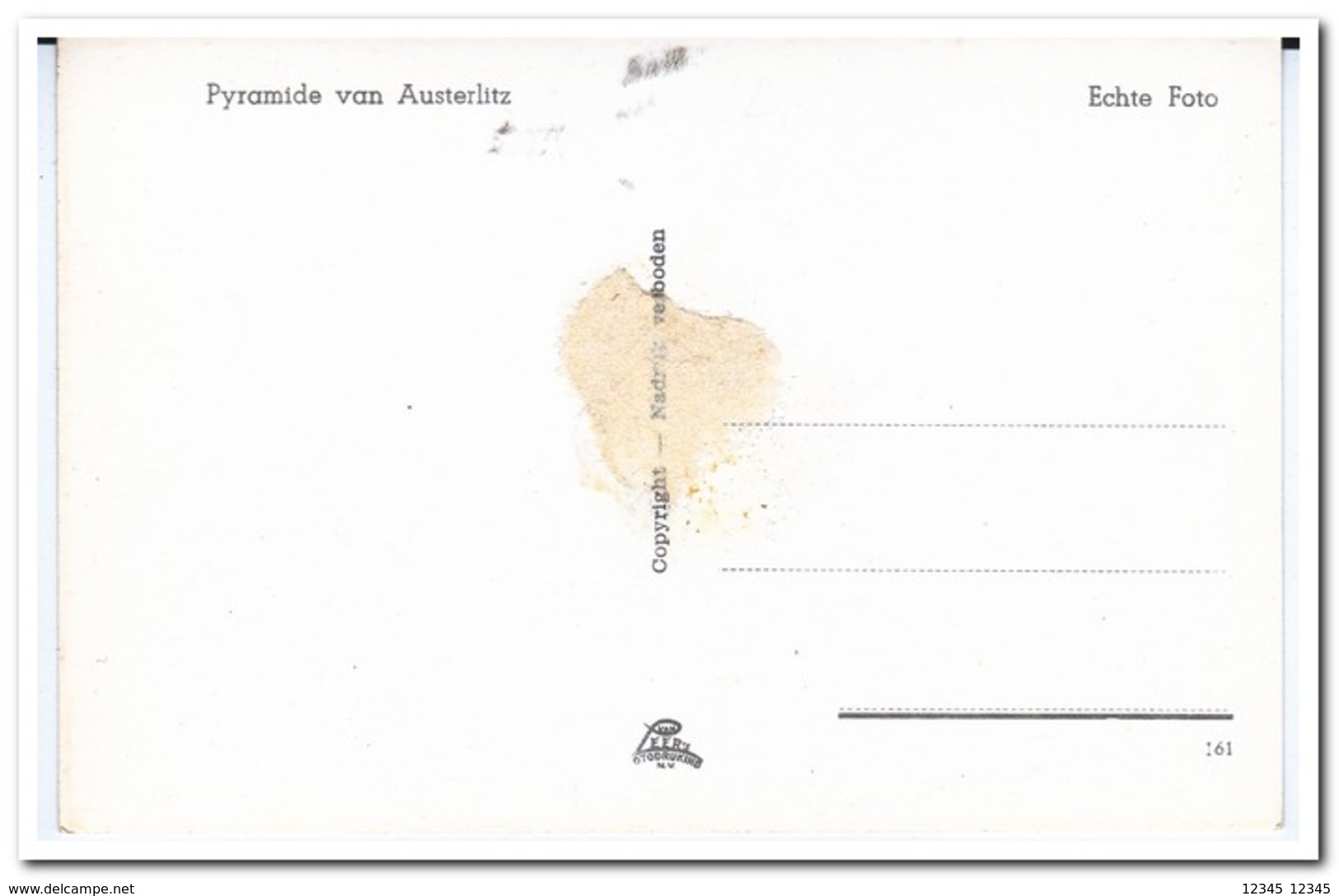 Pyramide Van Austerlitz - Austerlitz