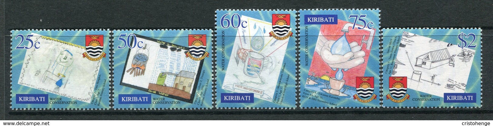 Kiribati 2001 Water Conservation - Children's Drawings Set MNH (SG 626-30) - Kiribati (1979-...)