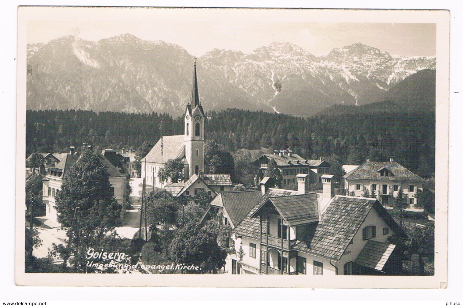 Ö-3658    BAD GOISERN : Umgebung U. Evangelische Kirche - Bad Goisern