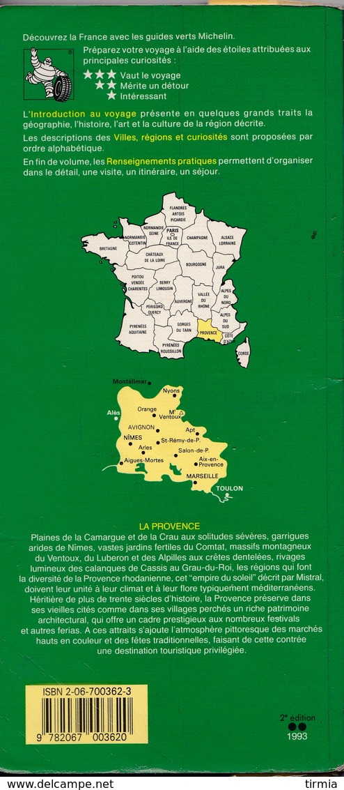 Provence - Michelin (Guides) 1993 - Michelin (guides)