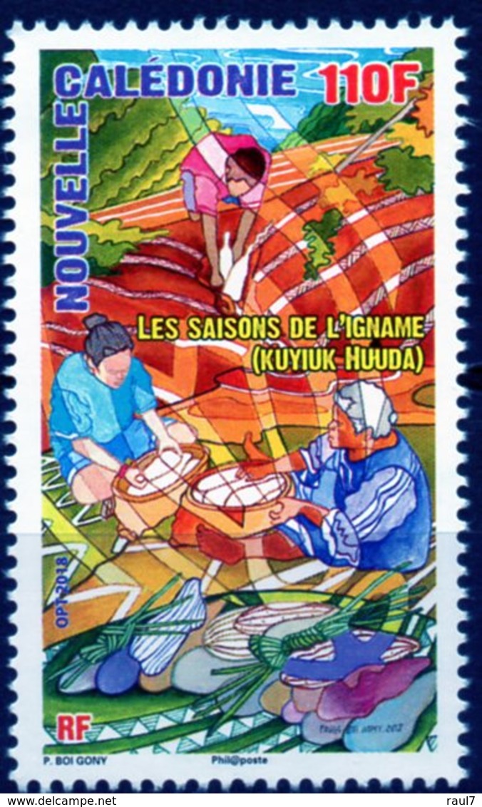 Nouvelle-Calédonie 2018 - Les Saisons De L'Igname - 1 Val Neuf // Mnh - Unused Stamps