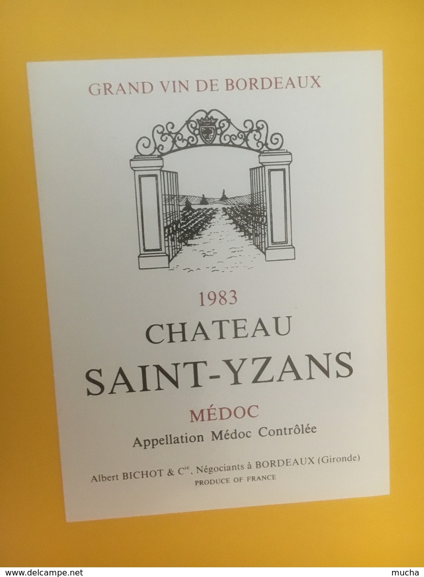 8395 - Château Saint-Yzans 1983 Médoc - Bordeaux