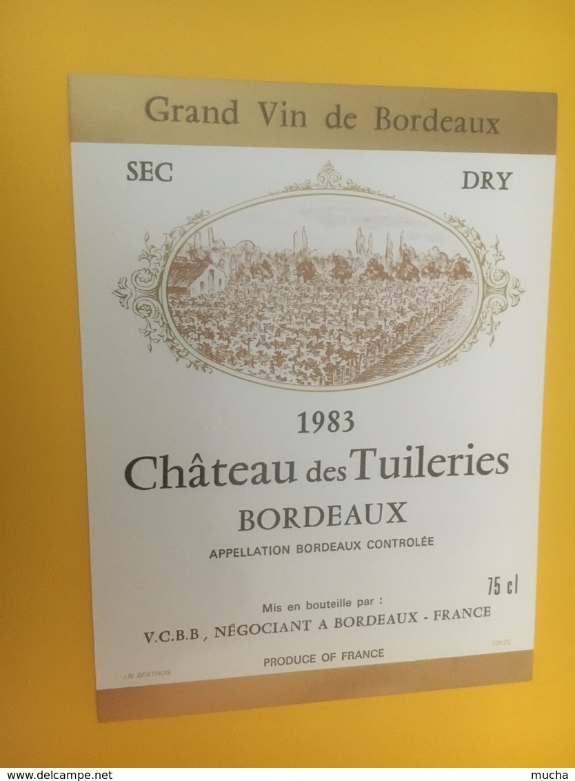 8404 - Château Des Tuileries 1983 Ste Croix Du Mont - Bordeaux