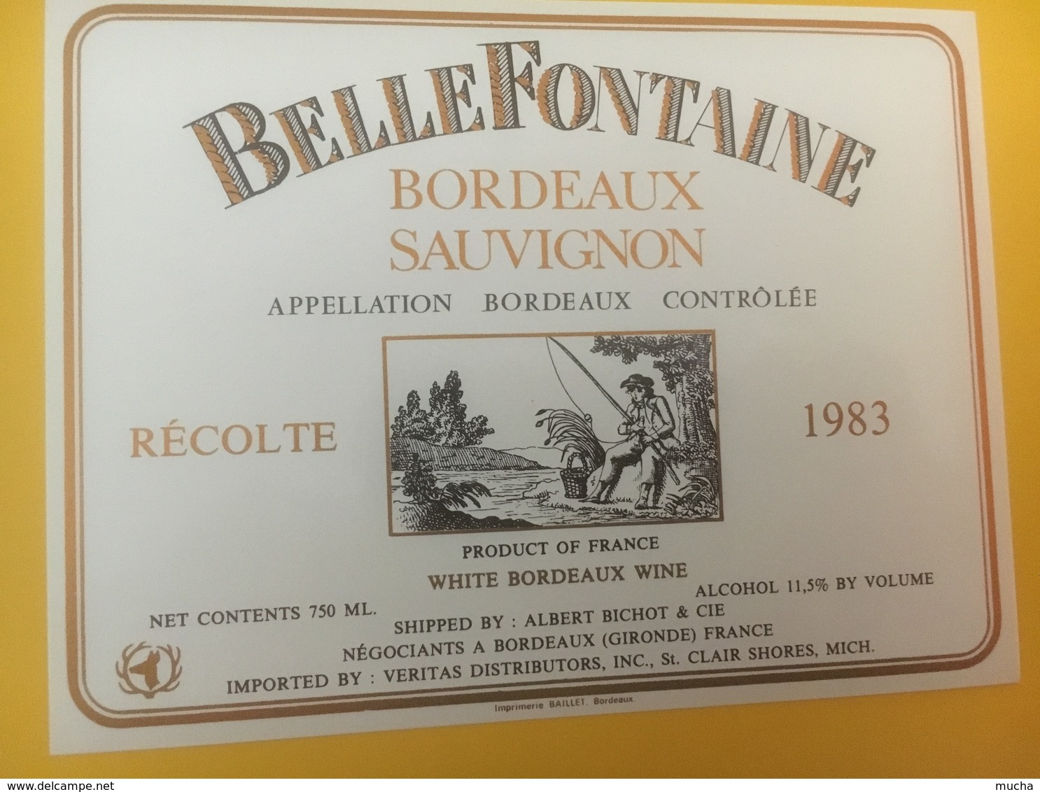 8410 - Bellefontaine Sauvignon 1983 - Bordeaux