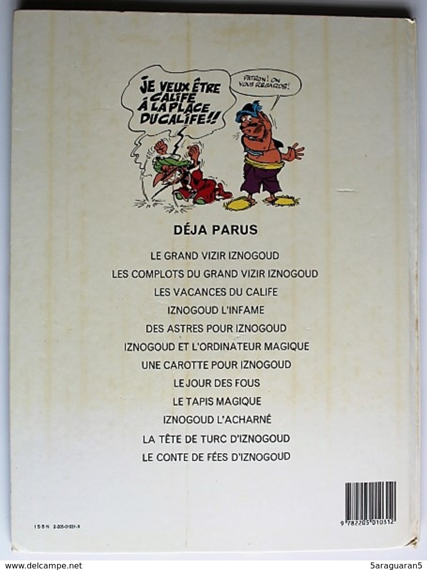 BD IZNOGOUD - 12 - Le Conte De Fées D'Iznogoud - EO 1976 - Iznogoud