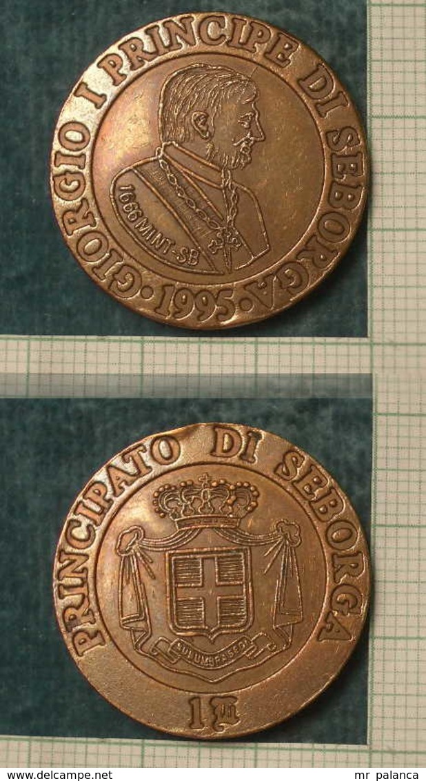 M_p> Seborga 1 Luigino 1995 - Peso 13,0 Grammi - Altri & Non Classificati