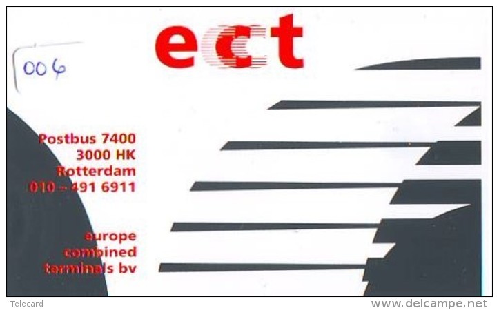 NEDERLAND CHIP TELEFOONKAART CRE 006 * ECT Rotterdam * Telecarte A PUCE PAYS-BAS * Niederlande ONGEBRUIKT * MINT - Privées