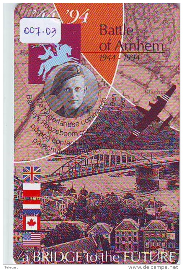 NEDERLAND CHIP TELEFOONKAART CRE 007 Set 1-4 * Battle Of Arnhem Serie * Telecarte A PUCE PAYS-BAS * ONGEBRUIKT * MINT - Army