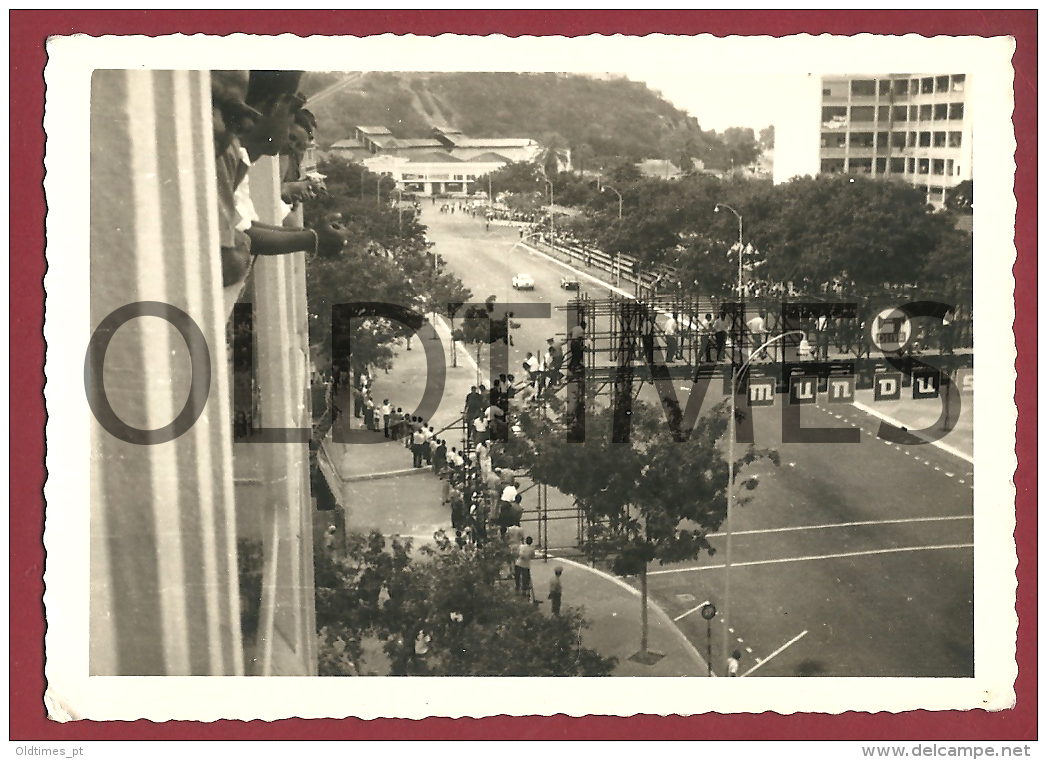 CHINA - MACAU - GRANDE PREMIO DE MACAU - PONTE SOBRE O CIRCUITO - 1960 REAL PHOTO - Other & Unclassified