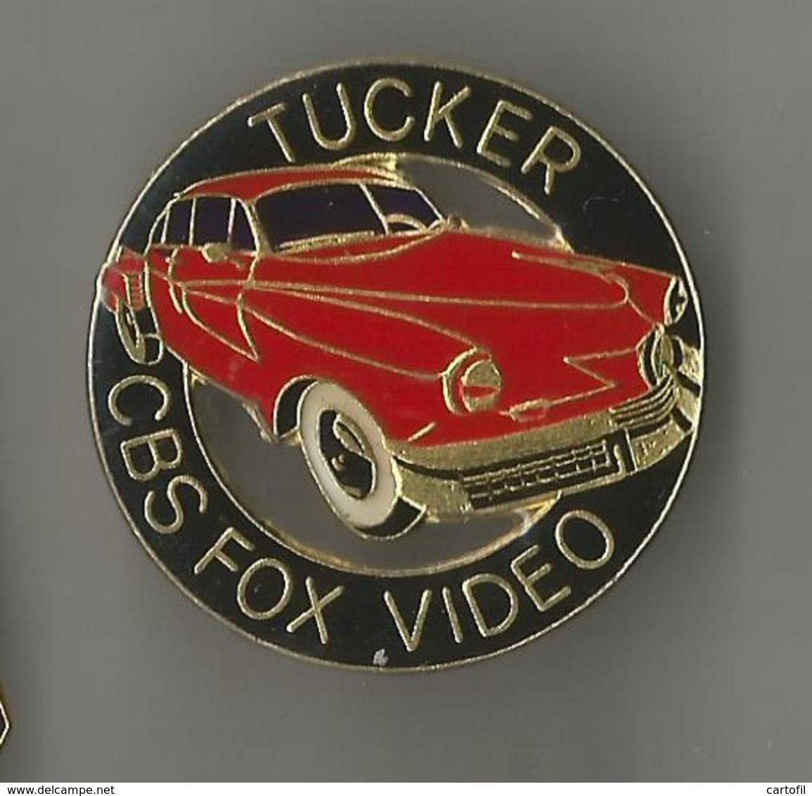 Pin's Tucker CBS Fox Video (voiture) - Other & Unclassified