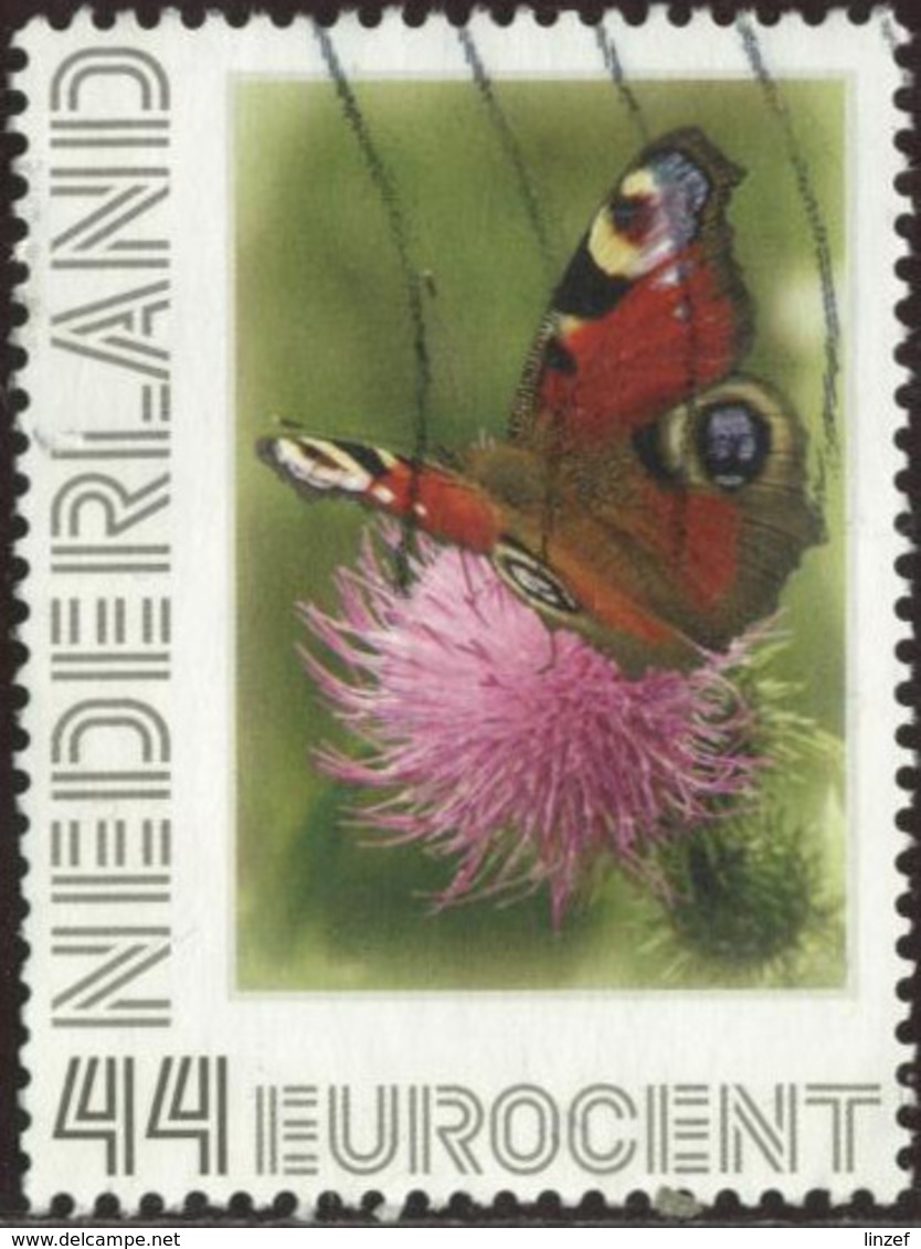 Pays-Bas - Timbre Personnalisé - Papillon - Oblitéré - Timbres Personnalisés