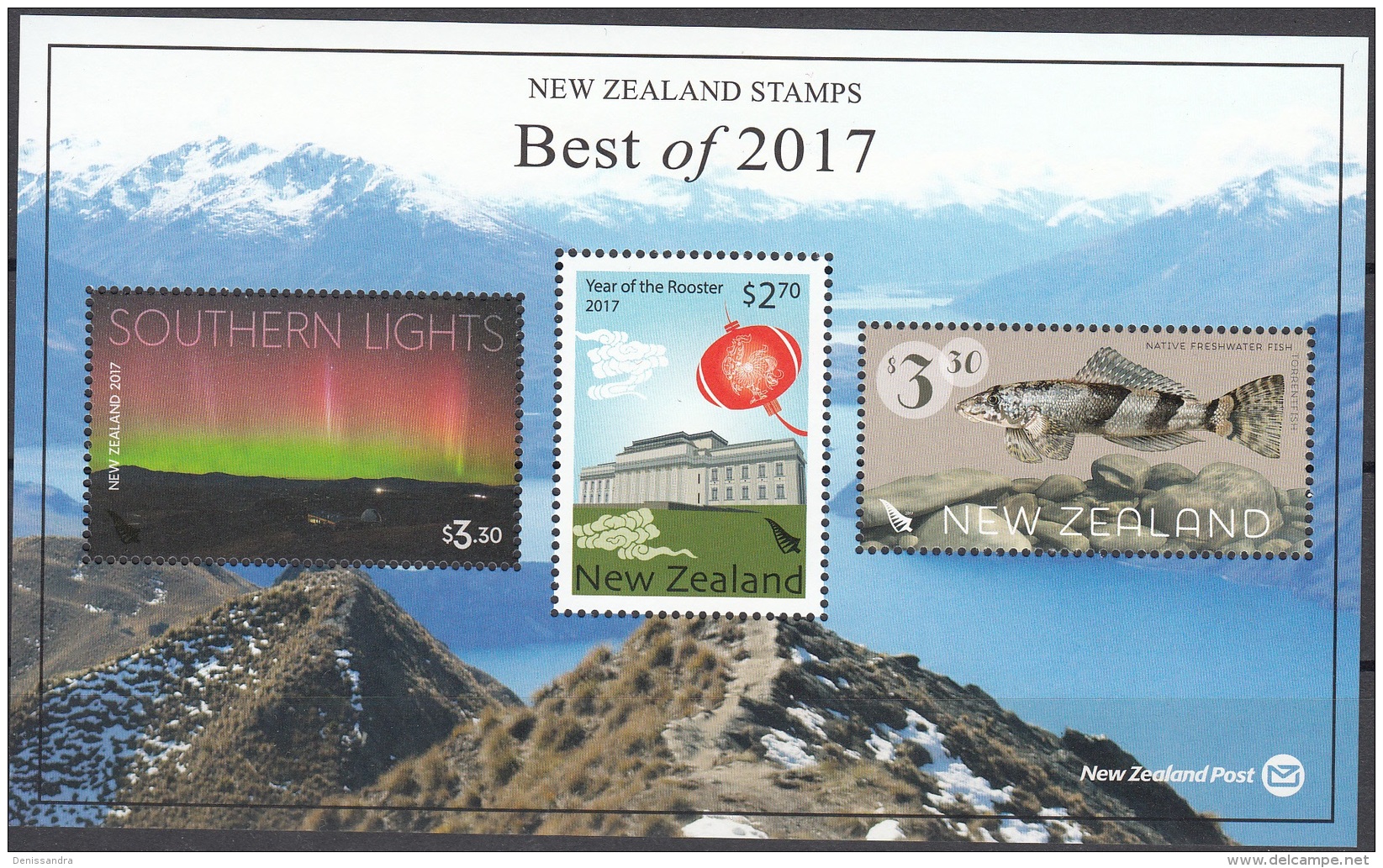 New Zealand 2017 Bloc Feuillet Meilleurs Timbres De L'année Neuf ** - Blocs-feuillets