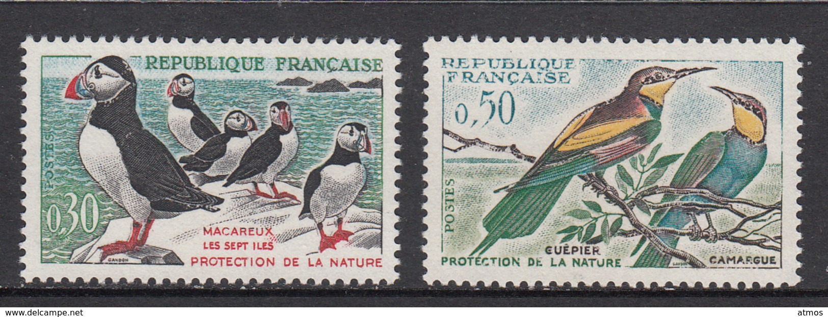 France MNH Michel Nr 1326/27 From 1960 / Catw 1.20 EUR - Ongebruikt