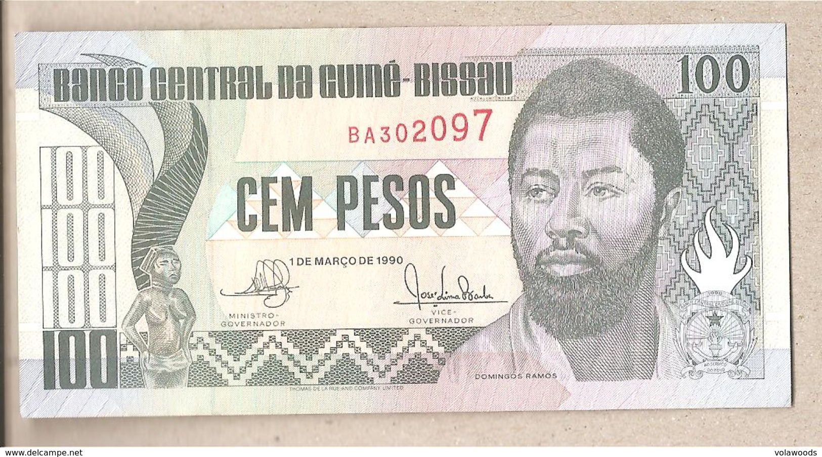 Guinea Bissau - Banconota Non Circolata Da 100 Pesos  P-11 -1990 - Guinea-Bissau