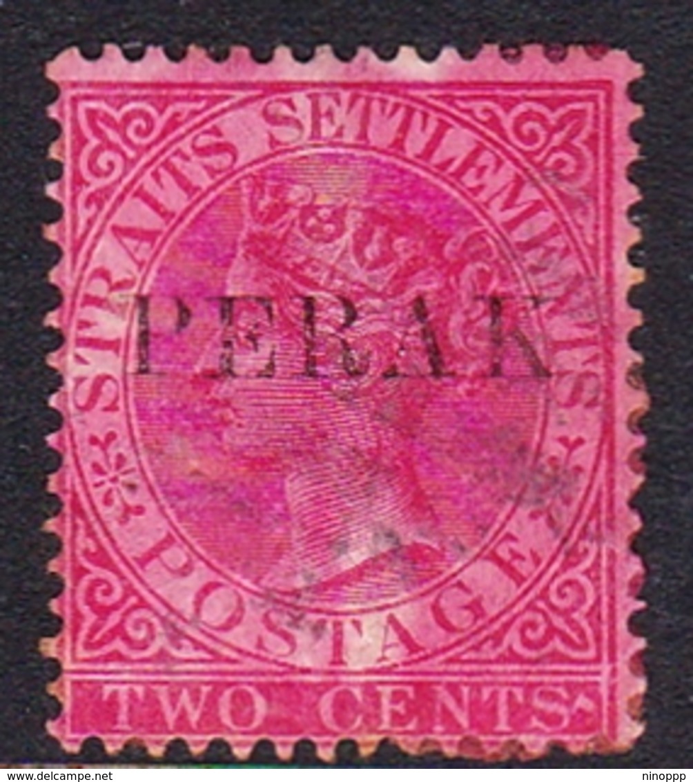 Malaysia-Perak SG 17 1884 2c Rose, Used - Perak