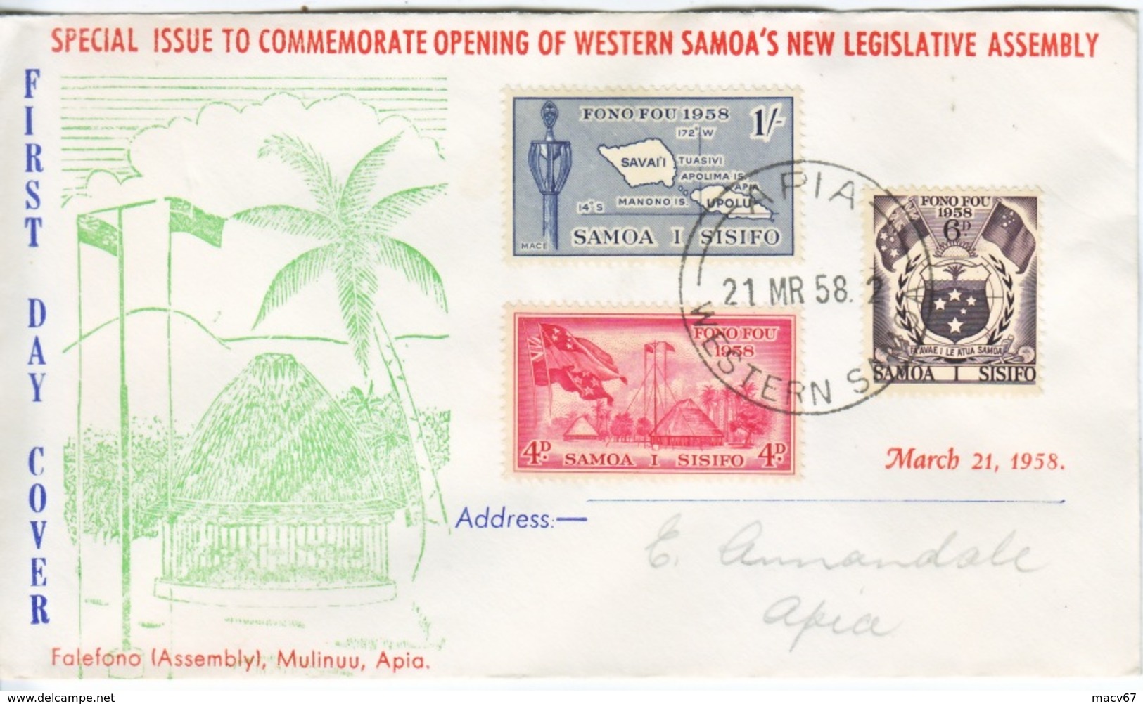 SAMOA  FDC - Samoa