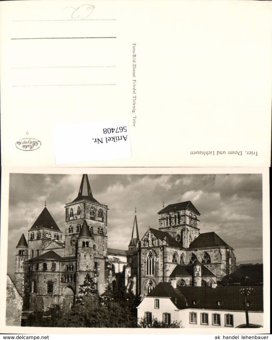 567408,Foto Ak Trier Dom Liebfrauen Kirche - Kirchen U. Kathedralen