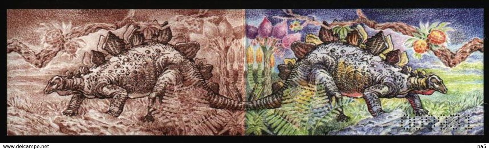 Bulgaria 2004 Booklet Dinosaurs - Fossils