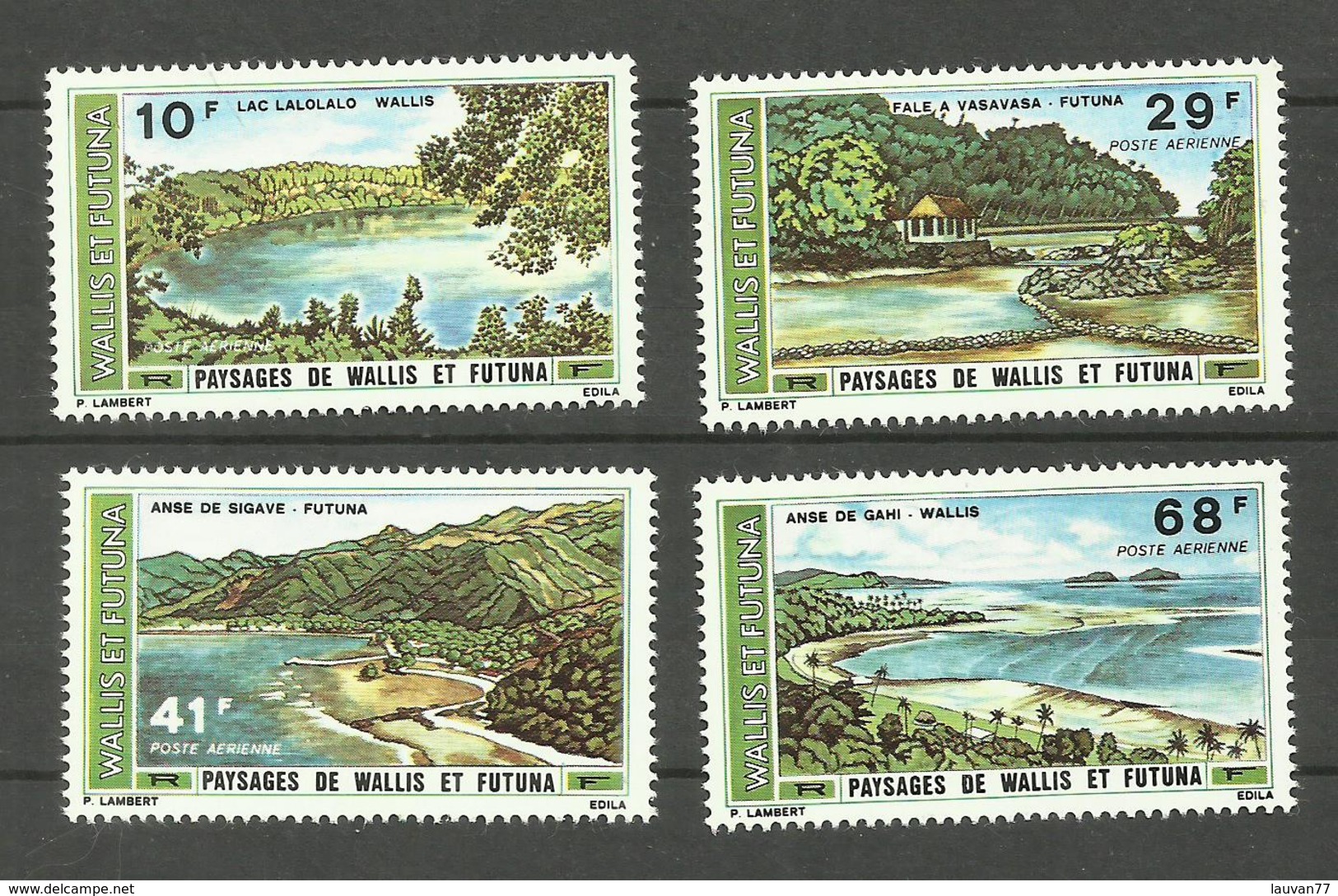 Wallis Et Futuna PA N°67 à 70 Neufs** Cote 18 Euros - Unused Stamps