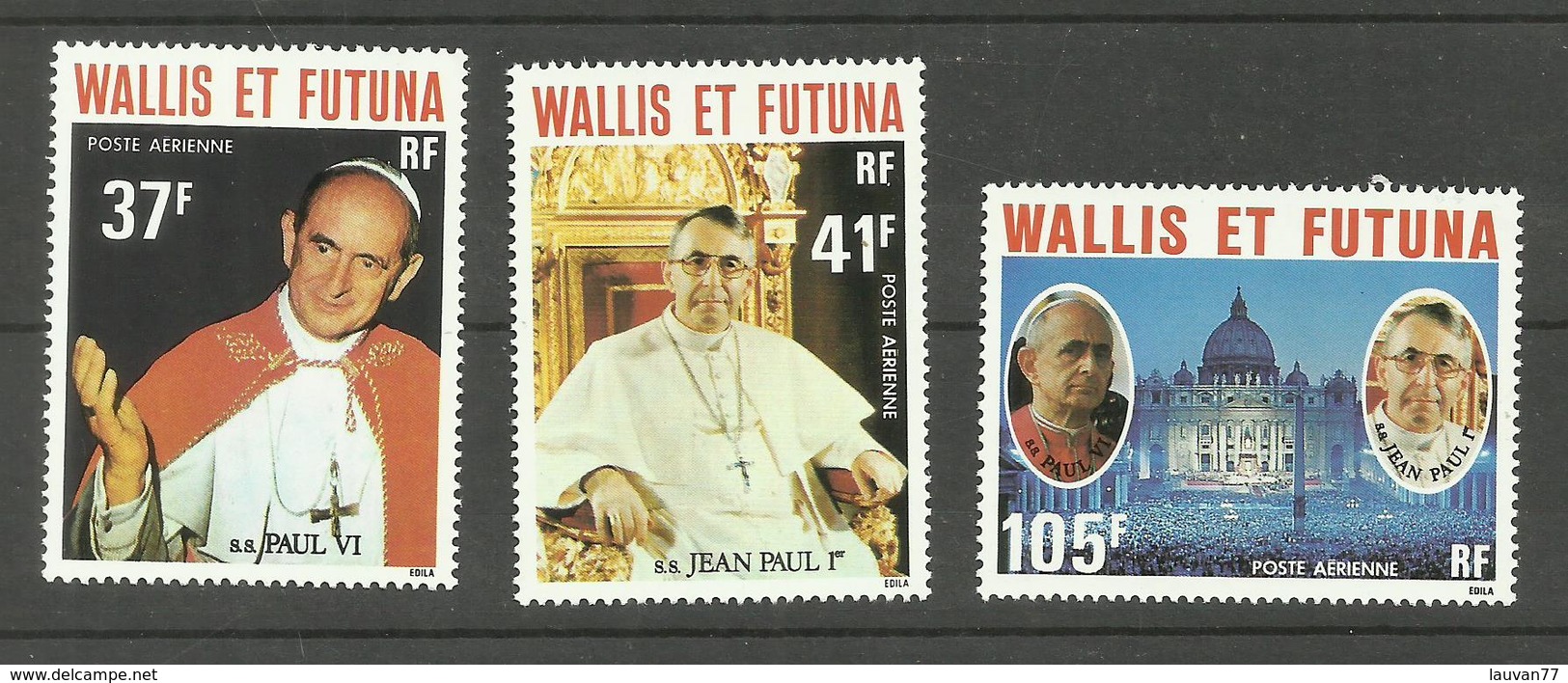 Wallis Et Futuna PA N°86 à 88 Neufs** Cote 10.10 Euros - Nuevos
