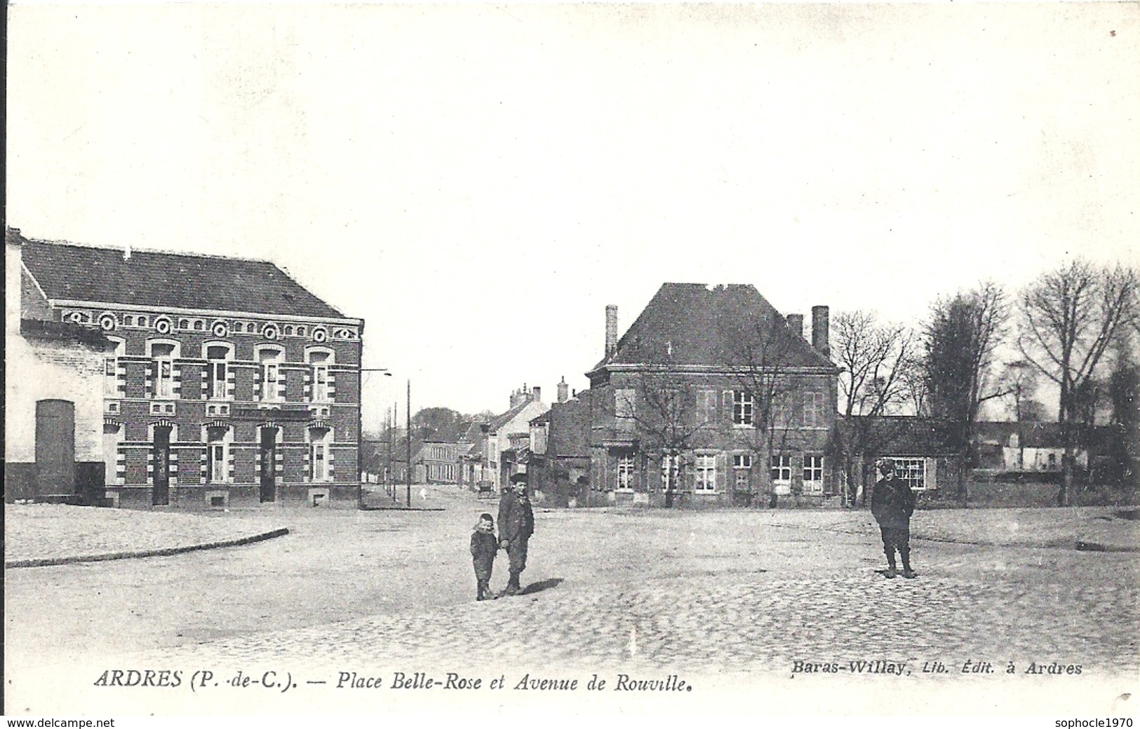 PAS DE CALAIS - 62 - ARDRES - Place Belle Rose Et Avenue De Rouville - Ardres