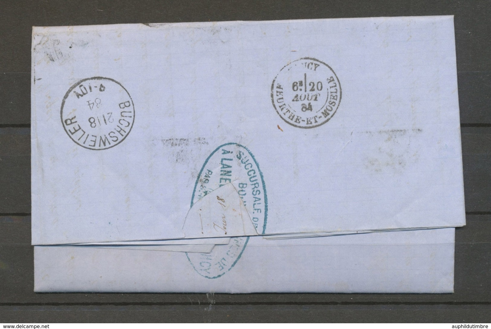 1884 Lettre 25c Sage Obl CAD T18 St Nicolas Du Port Mthe Et Moselle TB P5178 - 1877-1920: Semi Modern Period