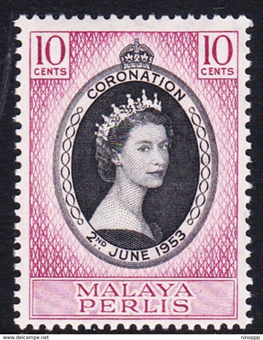 Malaysia-Perlis SG 28 1953 Coronation, Mint Never Hinged - Perlis