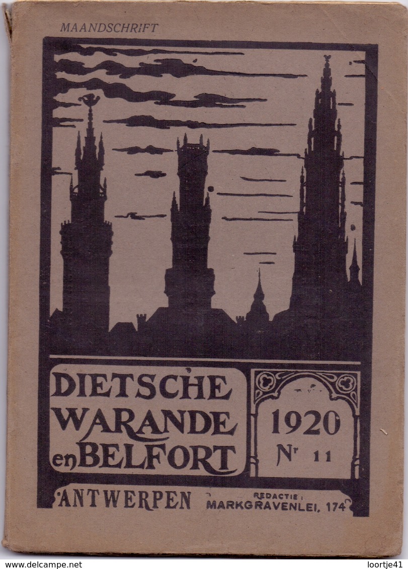 Tijdschrift  Litteratuur - Dietsche Warande & Belfort - Antwerpen 1920 N° 11 - Autres & Non Classés