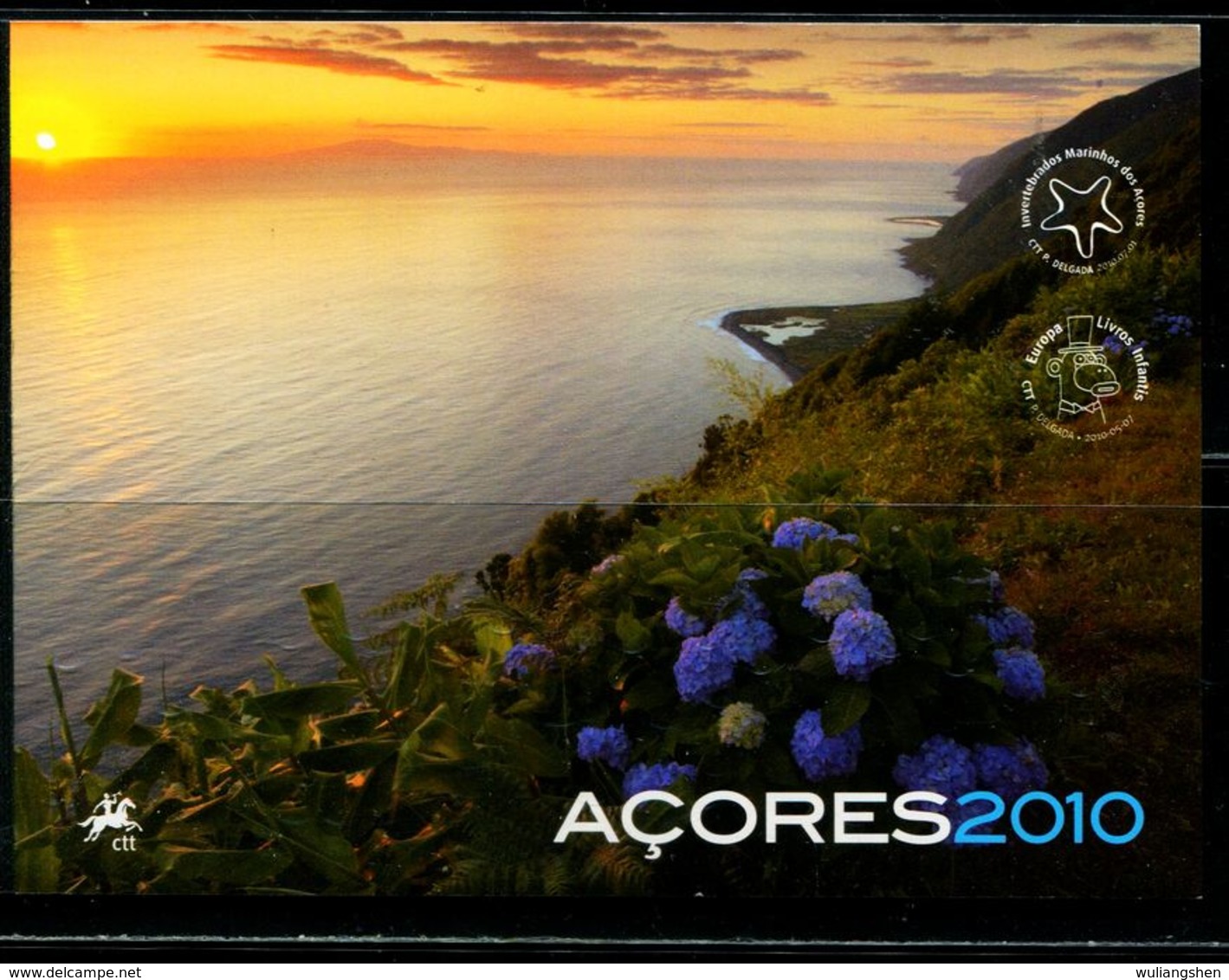 XE0404 Azores 2010 Europa And Marine Life Limited Edition Small Vouchers With Proofs MNH - Autres - Océanie