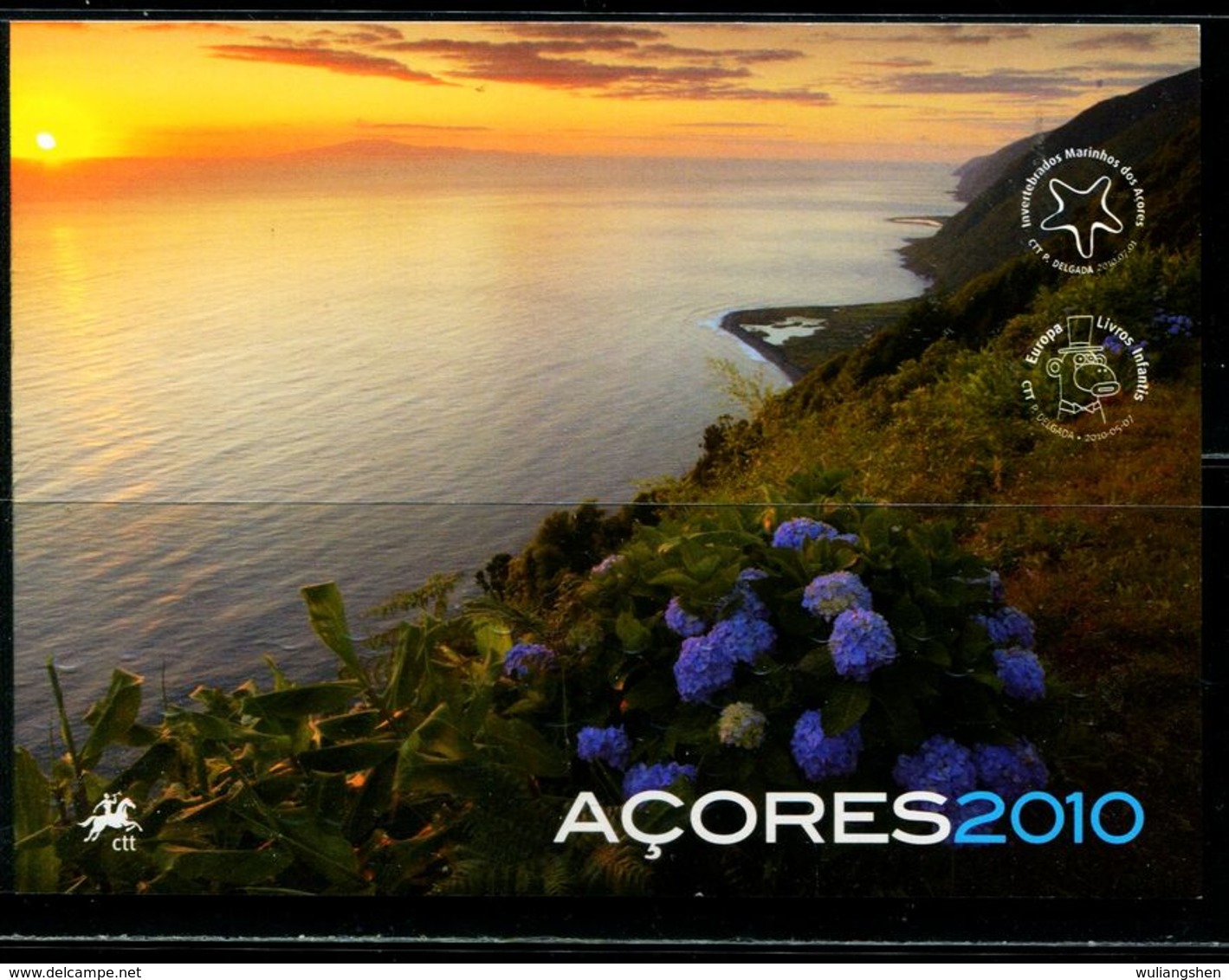 XE0404 Azores 2010 Europa And Marine Life Limited Edition Small Vouchers With Proofs MNH - Otros - Oceanía