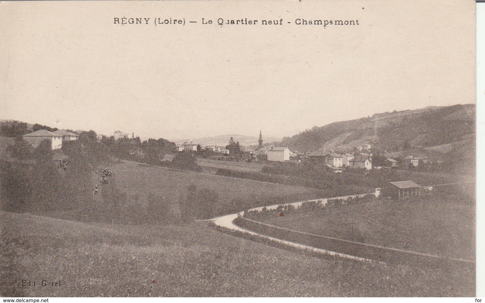 Loire : REGNY : Le Quartier Neuf  -  Champamont - Autres & Non Classés