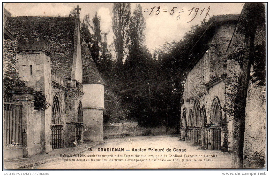 33 GRADIGNAN - L'ancien Prieuré De Gayac - Gradignan