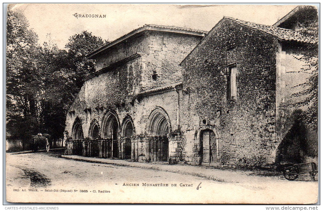 33 GRADIGNAN - Vue De L'ancien Monastère De Gayac - Gradignan