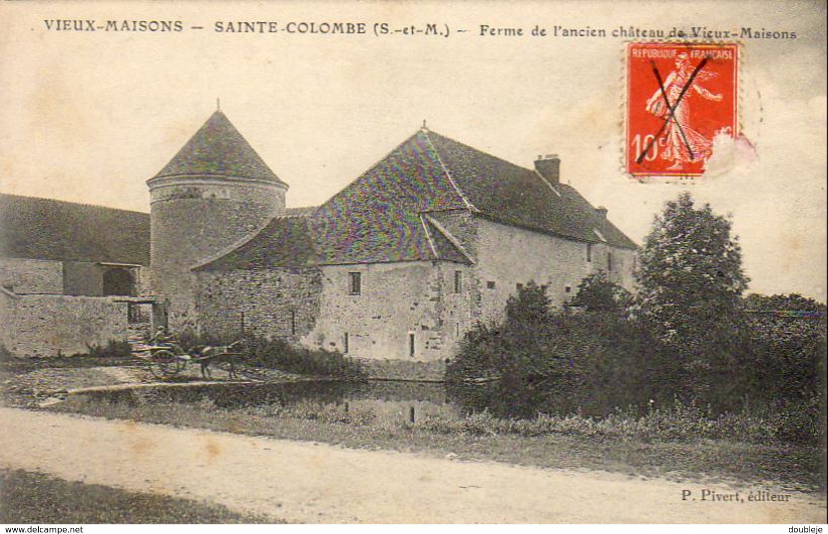 D77  VIEUX MAISONS  SAINTE COLOMBE  Ferme De L'Ancien Château De Vieux Maisons - La Ferte Gaucher