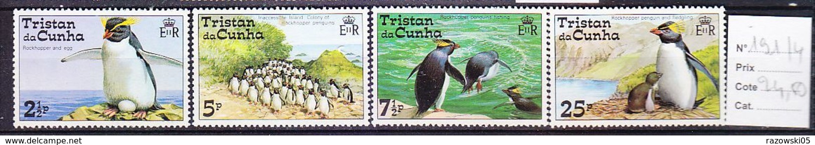 TIMBRE..................TRISTAN DA CUNHA 191/194 - Tristan Da Cunha