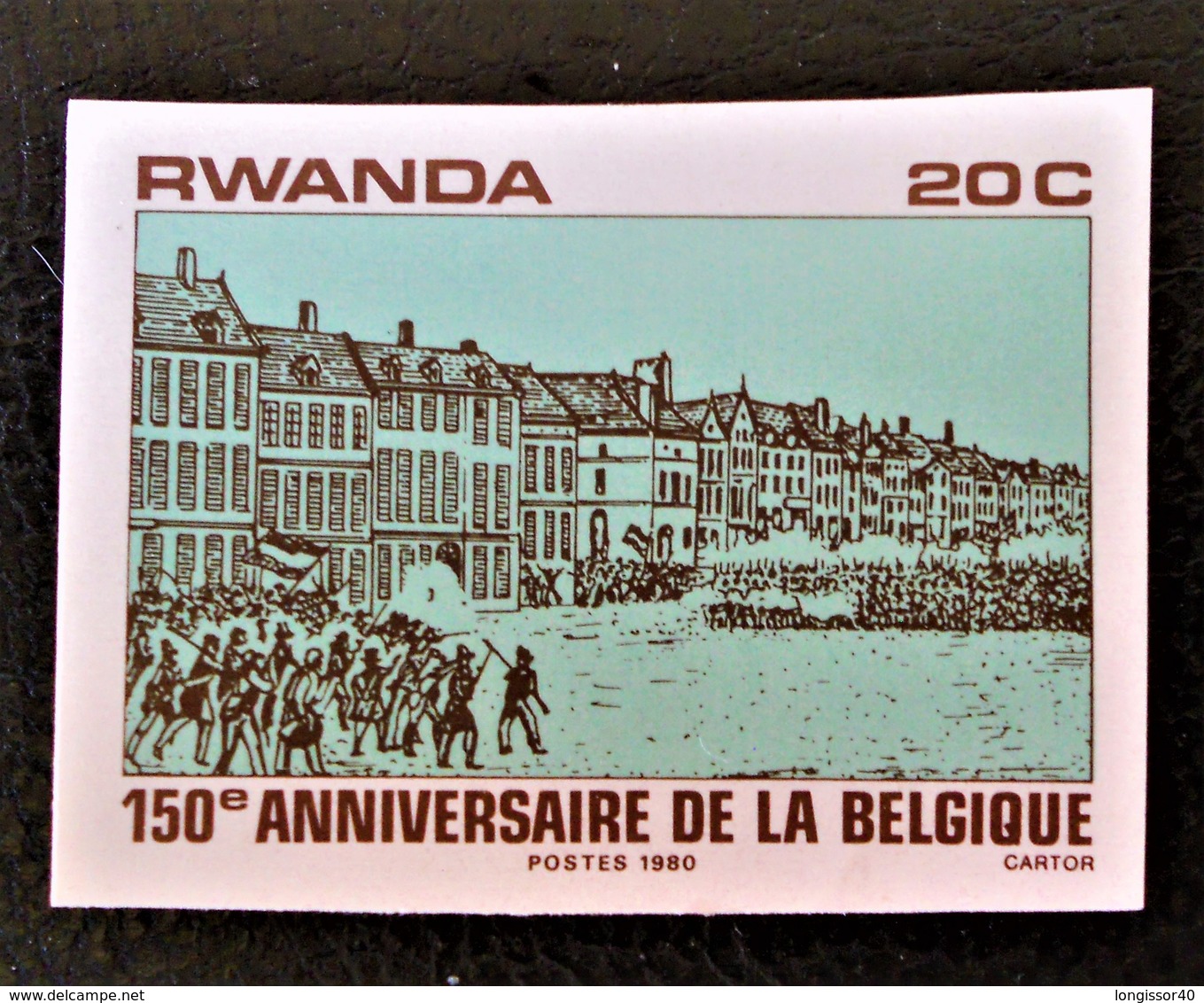 INDEPENDANCE DE LA BELGIQUE 1980 - NEUF ** - YT 958 - MI 1077 - NON-DENTELE - Unused Stamps