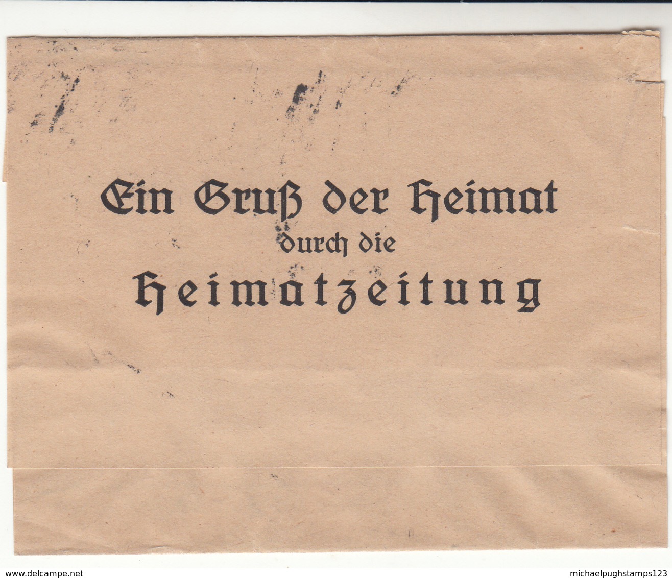 Germany / Feldpost Newspaper Wrappers - Other & Unclassified