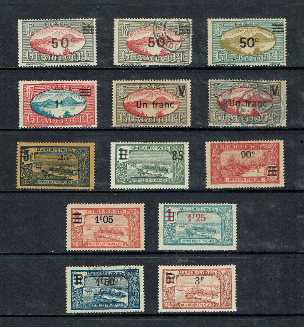 GUADELUPE...MIXED CONDITION - Used Stamps