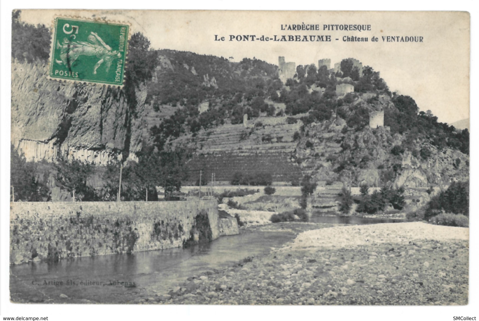 07 Le Pont De Labeaume, Chateau Du Ventadour (3422) - Autres & Non Classés